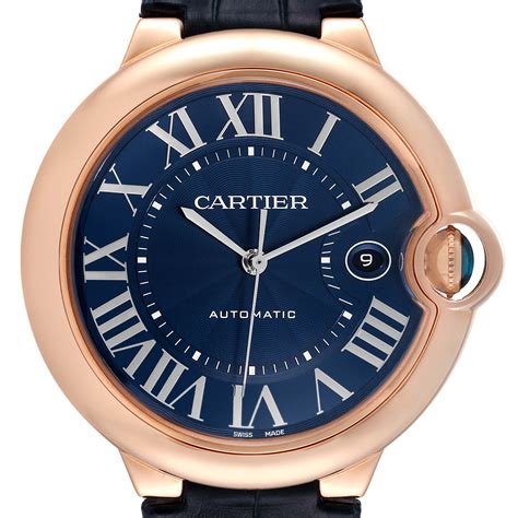 cartier ballon bleu men's rose gold watch|Cartier Ballon Bleu .